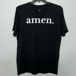 Graphic Men’s Large T-shirt “amen”
